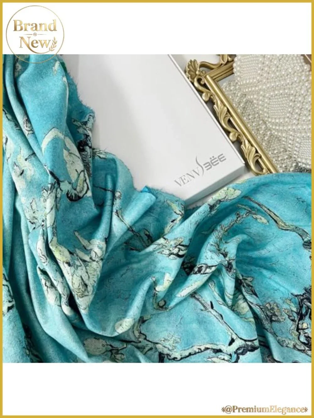 Large Reversible Art Print Scarf Warm Shawl Wrap Pashmina Blanket